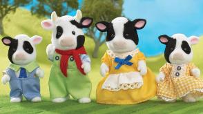 Buttercup Fresian Cow Family