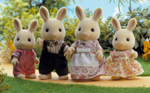 Periwinkle Rabbit Family