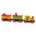 Brio Wooden Railways - Safari Train with Pop-Up Wagons
