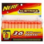 NERF N-Strike Clip System Darts - 36 Darts