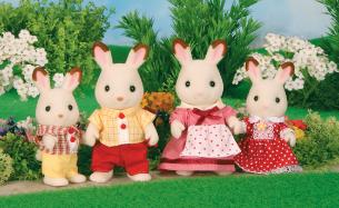 Chocolate Rabbit Family